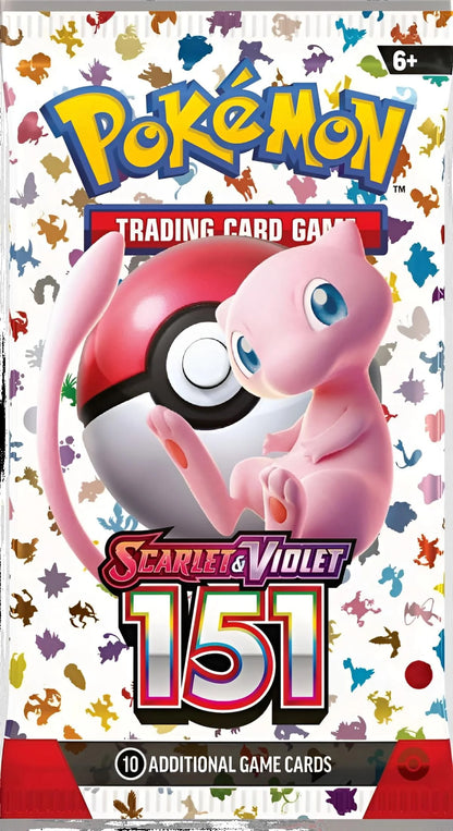 Trading Card Game Scarlet & Violet  151 Booster Pack (ENGLISH, 10 Cards)