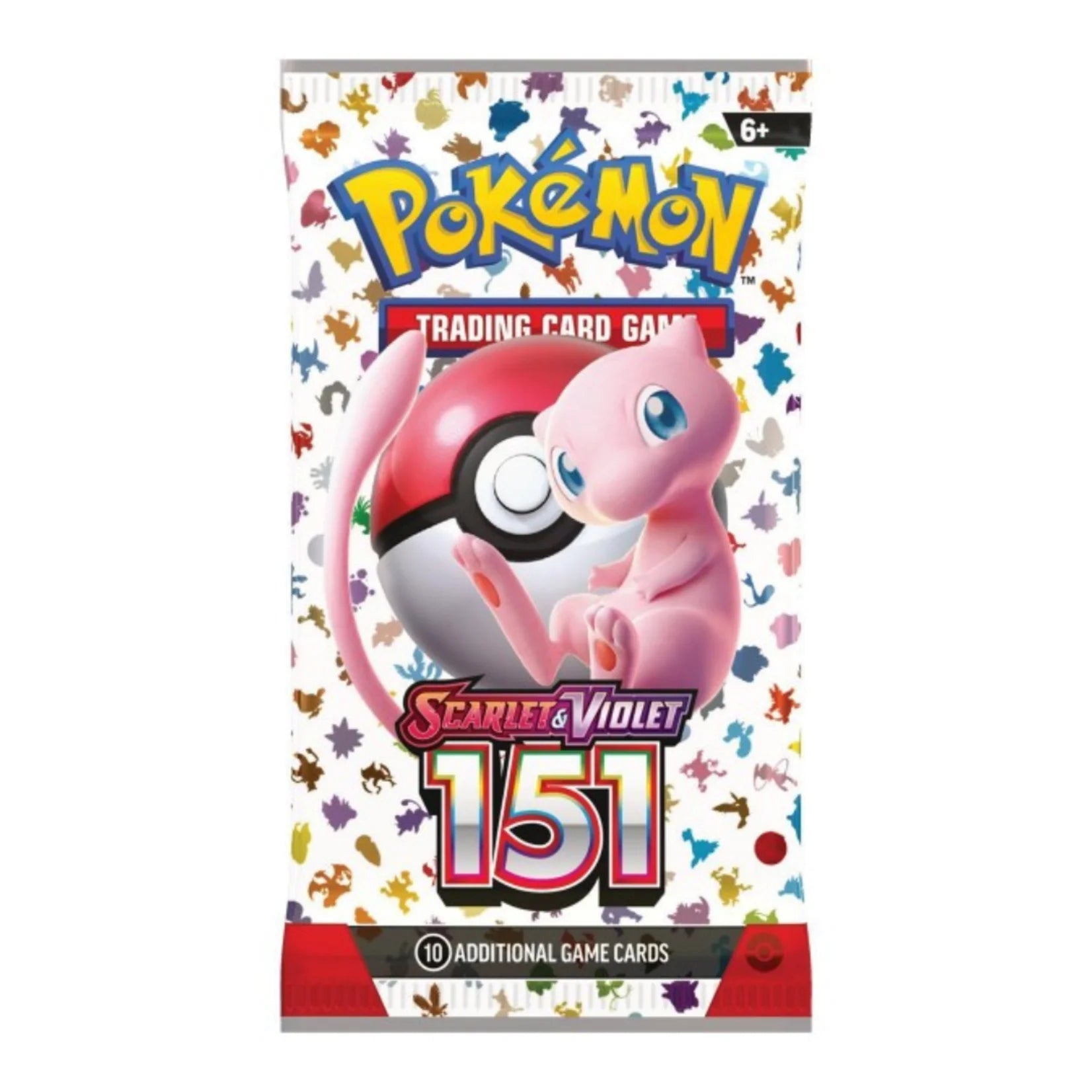 Trading Card Game Scarlet & Violet  151 Booster Pack (ENGLISH, 10 Cards)